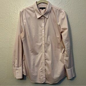 Banana Republic | Riley Tailored Fit Button Down Shirt, Pale Pink, Size 12